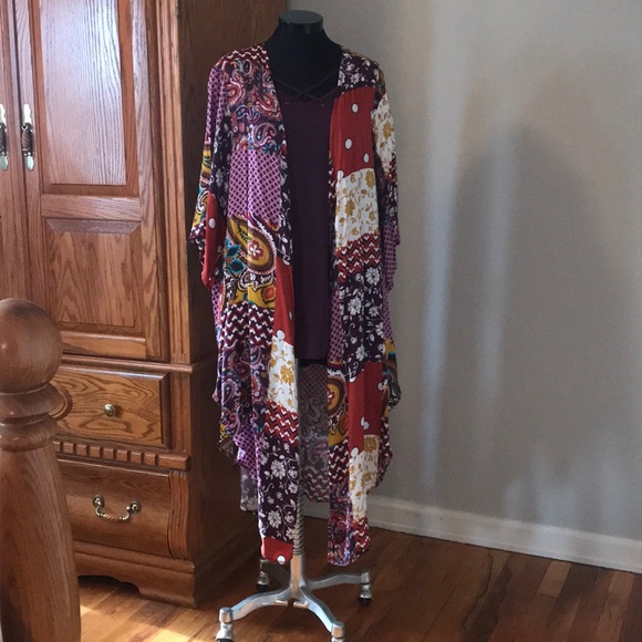 NWT Kimono Two Piece, shell and kimono